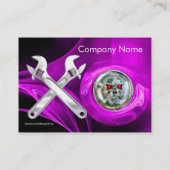 METALLMECHANISMEN FÜR CHROMSKULL UND WRENCHEN VISITENKARTE (Rückseite)