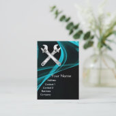 METALLMECHANISMEN FÜR CHROMSKULL UND WRENCHEN VISITENKARTE (Stehend Vorderseite)