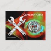 METALLMECHANISMEN FÜR CHROMSKULL UND WRENCHEN VISITENKARTE (Rückseite)