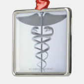 Metallmedizinischer Caduceus Ornament Aus Metall (Links)