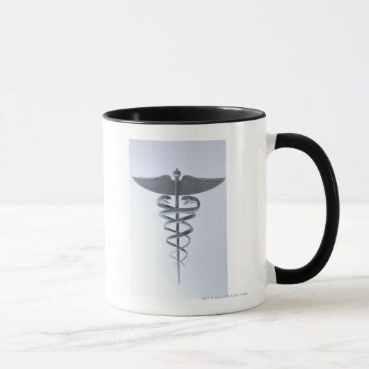 Metallmedizinischer Caduceus Tasse (Rechts)
