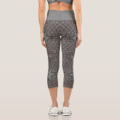 Metallmesh Capri Leggings (Rückseite)