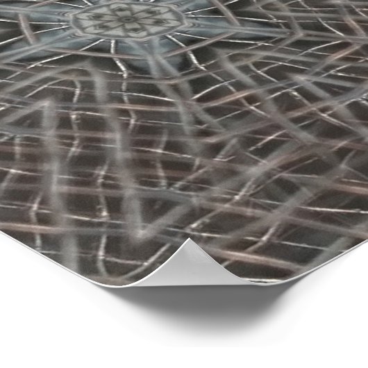 Metallmesh Poster (Ecke)