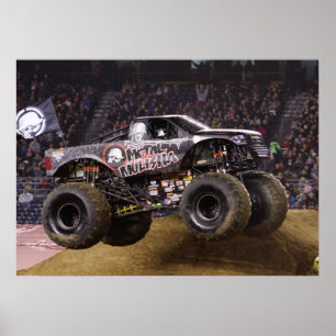 Metallmonster-LKW-Druck Poster