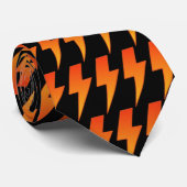 Metallmusik Hard Rock Flame Blitzschlag Krawatte (Gerollt)