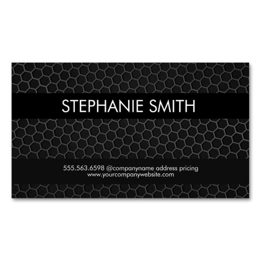 Metallmuster Magnetische Visitenkarte (Vorderseite)