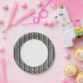 Metallmuster Pappteller (Party)