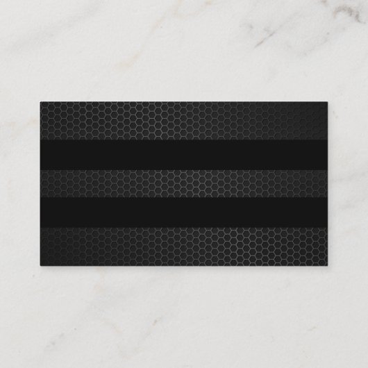 Metallmuster Visitenkarte (Rückseite)