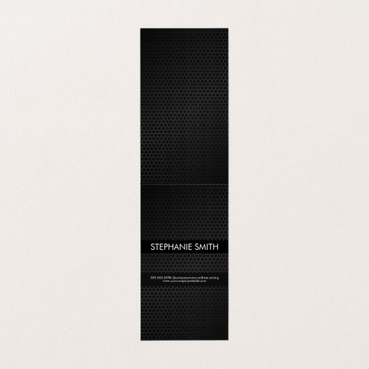 Metallmuster Visitenkarten (Außenseite Aufgefaltet)