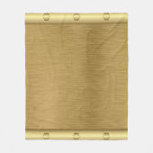 Metalloberfläche Fleecedecke (Vorderseite)