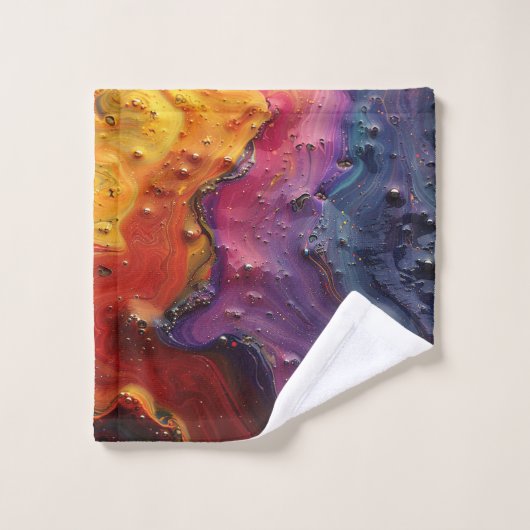 Metallöl wirbeln Set (Waschlappen)