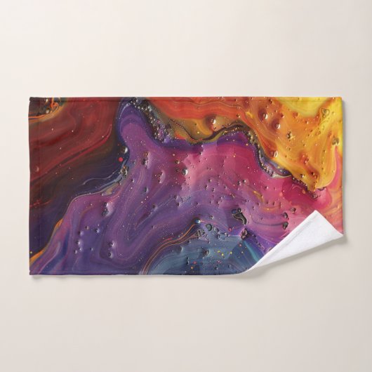 Metallöl wirbeln Set (Handtuch)