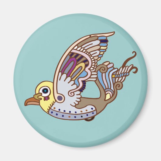 Metallon Bird Magnet (Vorne)