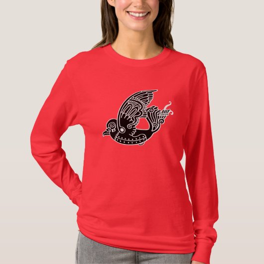 Metallon Bird T - Shirt (Patch-Stil) (Vorderseite)