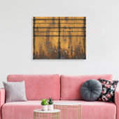 Metallpaneele 1 überzogene Canvas Leinwanddruck (Insitu (Wohnzimmer))