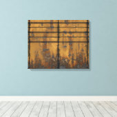 Metallpaneele 1 überzogene Canvas Leinwanddruck (Insitu (Holzboden))