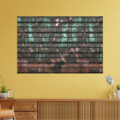 Metallpaneele 2 überzogene Canvas Leinwanddruck (Insitu (Wohnzimmer))