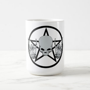 Metallpentagram-Tasse Kaffeetasse