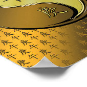 Metallpferd Poster (Ecke)