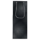 Metallplatte Muster 02 Geschenktüte Für Weinflaschen (Vorderseite)