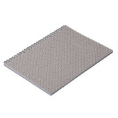 Metallplatte Notizblock (Linke Seite)