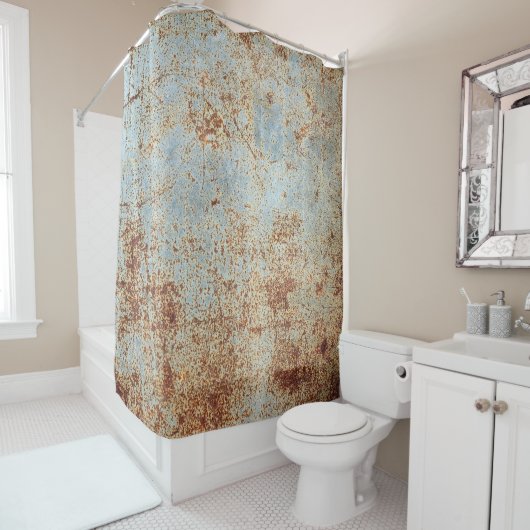 Metallplatte, texturiert duschvorhang (Beispiel)