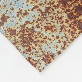 Metallplatte, texturiert fleecedecke (Ecke)