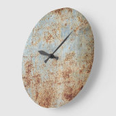 Metallplatte, texturiert große wanduhr (Winkel)