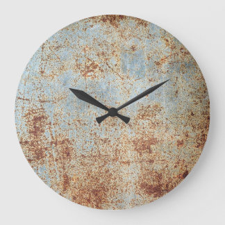 Metallplatte, texturiert große wanduhr