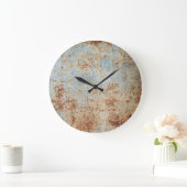 Metallplatte, texturiert große wanduhr (Zuhause)