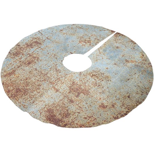 Metallplatte, texturiert polyester weihnachtsbaumdecke (Schrägansicht)