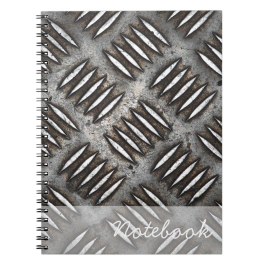 Metallplatten-Notebook Notizblock (Vorderseite)