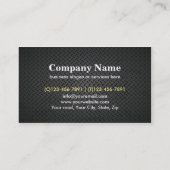 Metallplattensicherheits-Sturzhelm-Gebäude-Bau Visitenkarte (Rückseite)