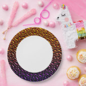 Metallplätze 4 pappteller (Party)