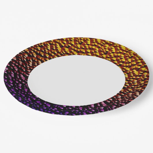 Metallplätze 4 pappteller (Schrägansicht)