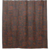 Metallquadrate Duschvorhang (Vorderseite)