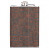 Metallquadrate Flachmann (Rückseite)