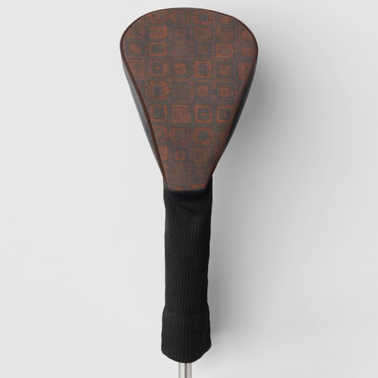 Metallquadrate Golf Headcover (Vorderseite)