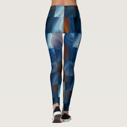 Metallquadrate Leggings (Rückseite)