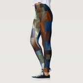 Metallquadrate Leggings (Links)