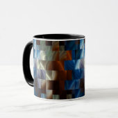 Metallquadrate Tasse (Vorderseite Links)