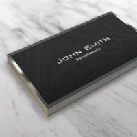 Metallrahmen für schwarze Carbon-Faser-Programmier