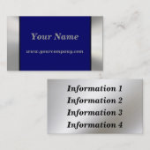 Metallrahmen-GrenzVisitenkarten Visitenkarte (Vorne/Hinten)