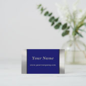 Metallrahmen-GrenzVisitenkarten Visitenkarte (Stehend Vorderseite)