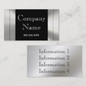 Metallrahmen-GrenzVisitenkarten Visitenkarte (Vorne/Hinten)