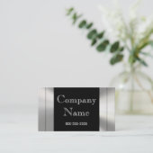 Metallrahmen-GrenzVisitenkarten Visitenkarte (Stehend Vorderseite)