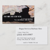 MetallRecycler-Schrott - verrostetes Rohr Visitenkarte (Vorne/Hinten)