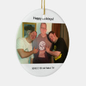 Metallregeln! Weihnachtsverzierung SCHWER Keramik Ornament (Rechts)