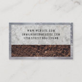 Metallrivets | Beton | Dirt Visitenkarte (Rückseite)