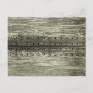 Metallrivets-Muster Postkarte
